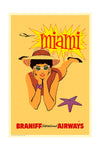 Miami, Braniff International Airways, 1960s [Starfish] - Premium Open Edition