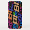 Phone Case iPhone and Galaxy Barely There Braniff Multi BI Logo Black