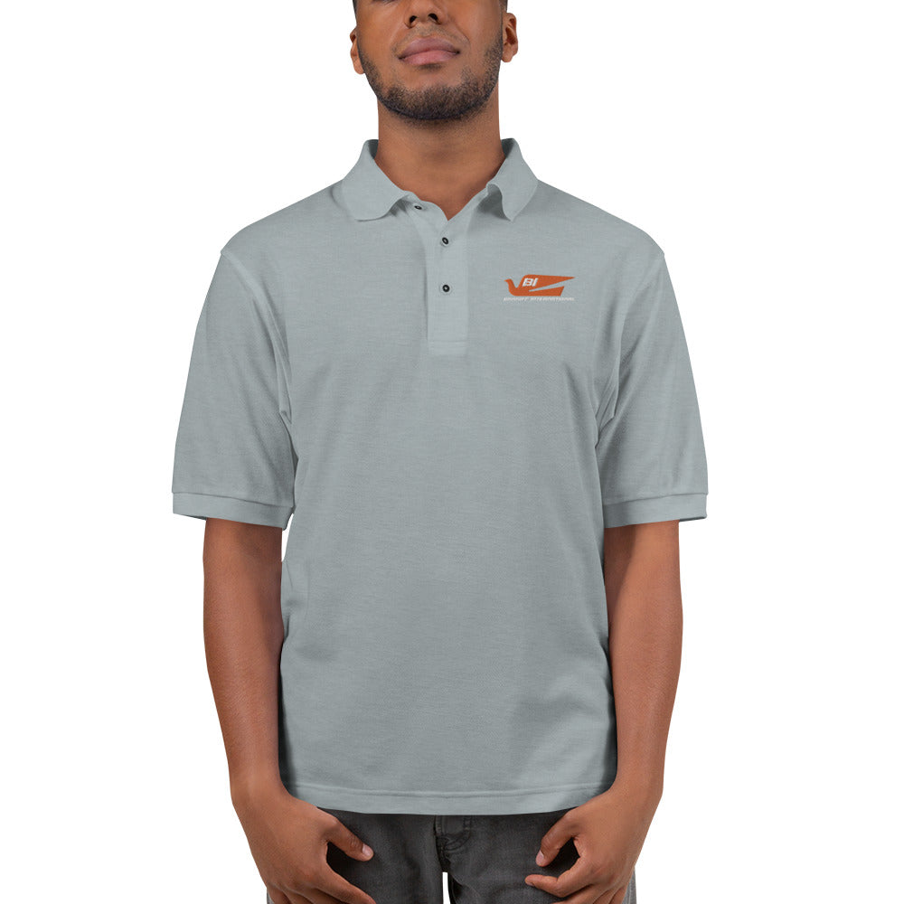 POLO SHIRT MEN'S PREMIUM SHORT SLEEVE BRANIFF 2022 ALEXANDER GIRARD BLUEBIRD LOGO EMBROIDERY