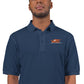 POLO SHIRT MEN'S PREMIUM SHORT SLEEVE BRANIFF 2022 ALEXANDER GIRARD BLUEBIRD LOGO EMBROIDERY