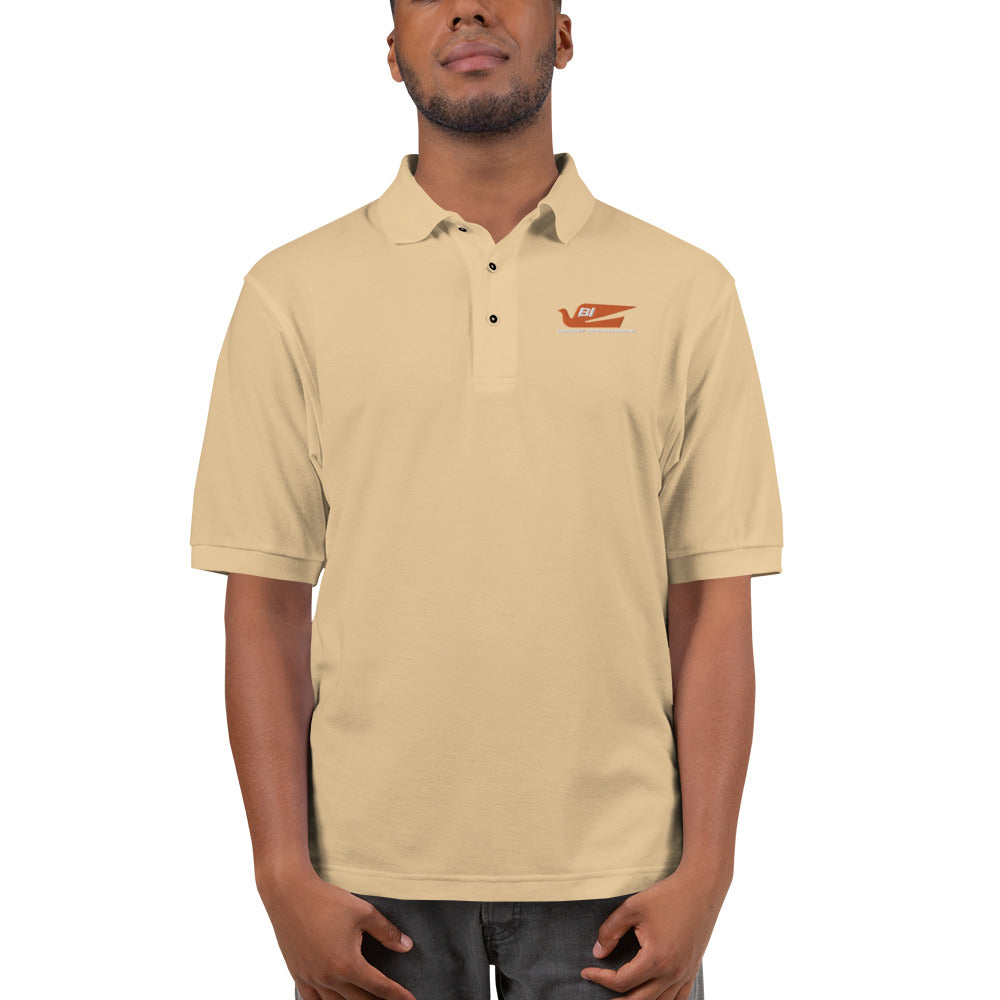 POLO SHIRT MEN'S PREMIUM SHORT SLEEVE BRANIFF 2022 ALEXANDER GIRARD BLUEBIRD LOGO EMBROIDERY
