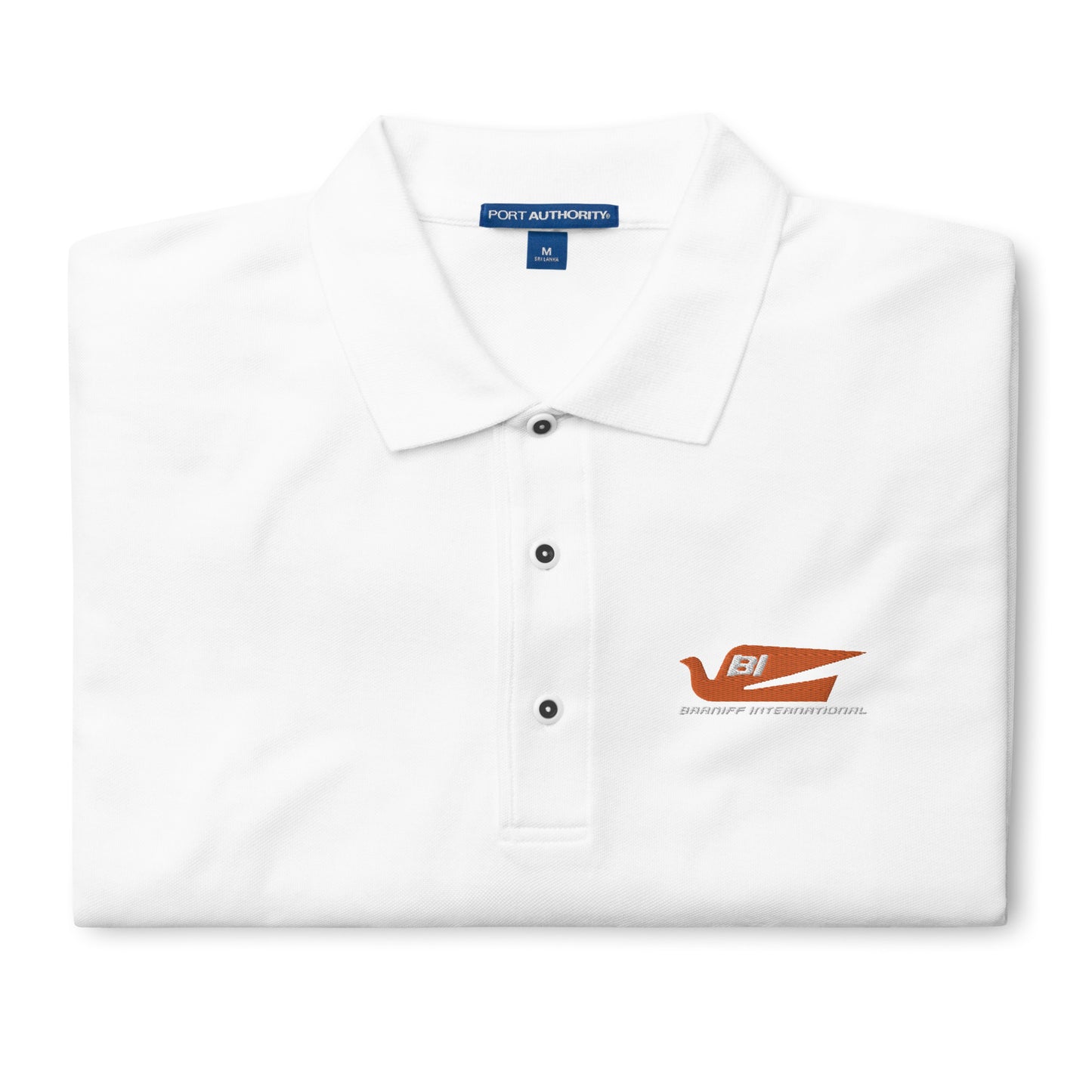 POLO SHIRT MEN'S PREMIUM SHORT SLEEVE BRANIFF 2022 ALEXANDER GIRARD BLUEBIRD LOGO EMBROIDERY