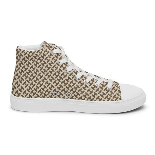 Sky High Top Canvas Shoes - Braniff H Design Women Shoes - Braniff Boutique