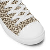 Sky High Top Canvas Shoes - Braniff H Design Women Shoes - Braniff Boutique
