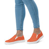 Sky High Slip On Canvas Shoes Womens Braniff Alexander Girard End of the Plain Plane Aircraft Interior Orange Orange Check ONLY Available in Certain Countries See List Below