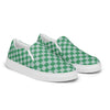 Sky High Slip On Canvas Shoes Womens Braniff Alexander Girard End of the Plain Plane Aircraft Interior Green Gray Check ONLY Available in Certain Countries See List Below